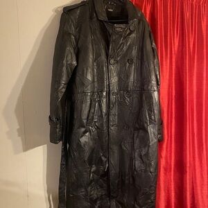 Legacy Black Trench Coat for Men